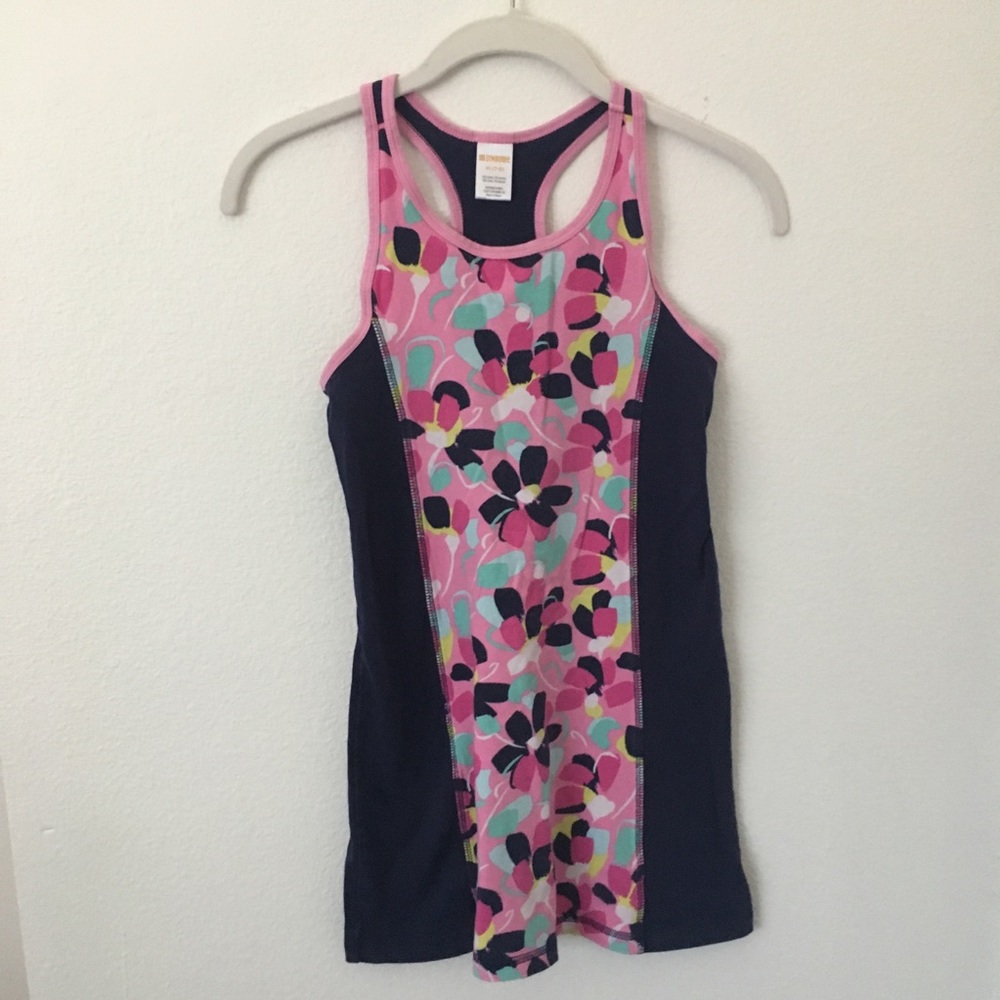Gymboree Girls Blue Floral Dress